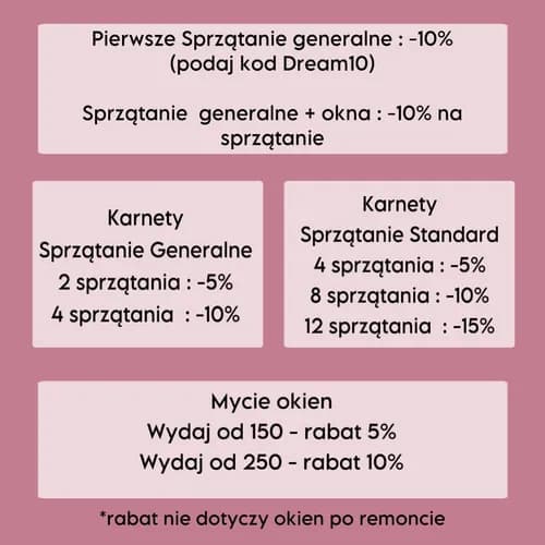 Професійні послуги прибирання (Гданськ, Гдиня, Сопот)