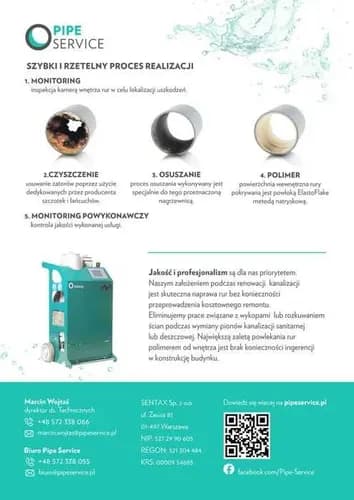 Usuwanie tłuszczu i brudu z rur