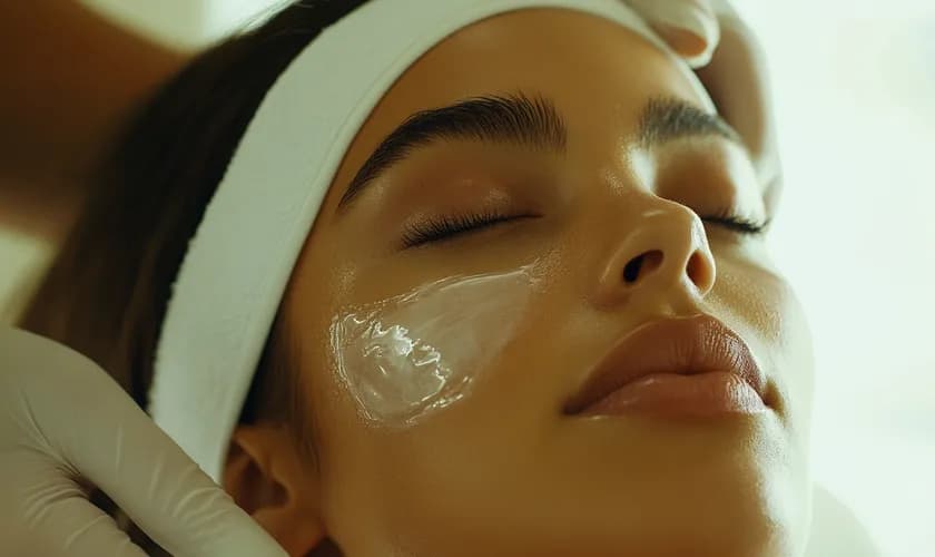 Нежное очищение лица с помощью газожидкостного пилинга