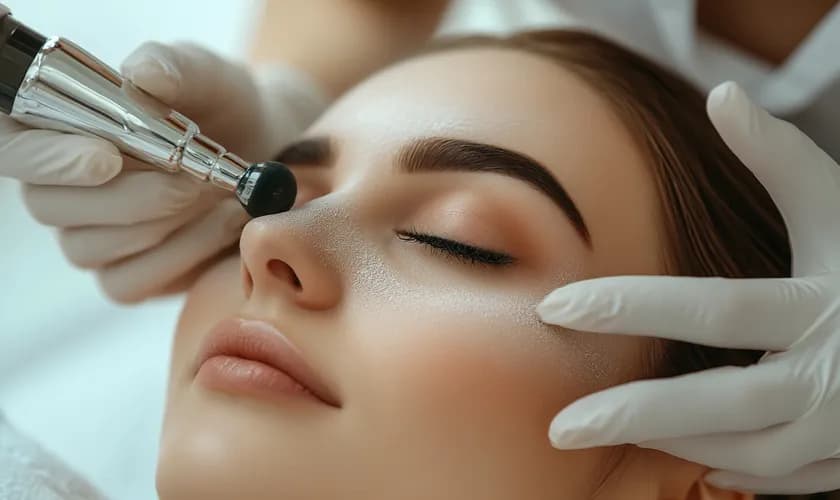 Освежите лицо с помощью газожидкостного пилинга