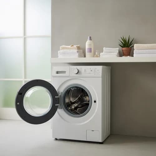 Głębokie czyszczenie pralki z kamienia i pleśni