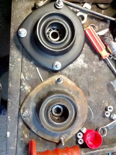 Opór przy skręcaniu - wymiana łożyska oporowego Warszawa