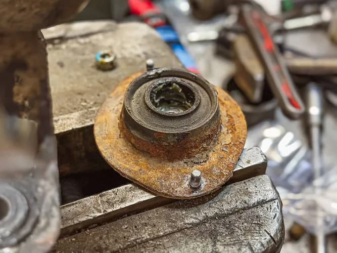 Opór przy skręcaniu - wymiana łożyska oporowego Warszawa