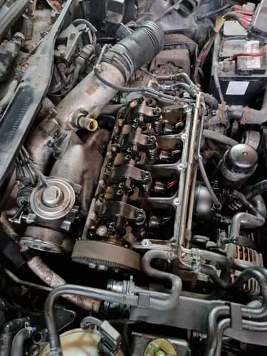 Spalony zawór - wymiana całego silnika Warszawa