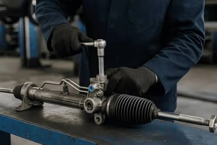 Pływająca kierownica na prostej - regeneracja przekładni