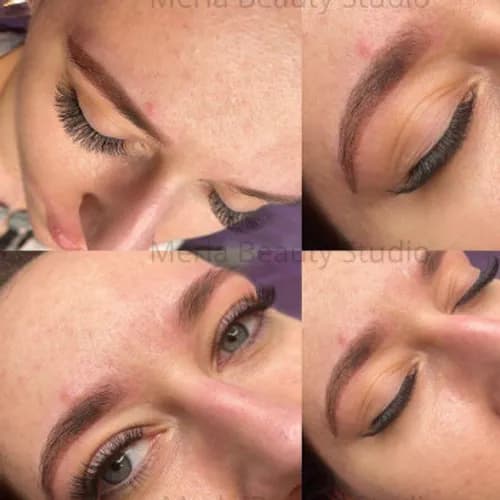 Пышное наращивание ресниц