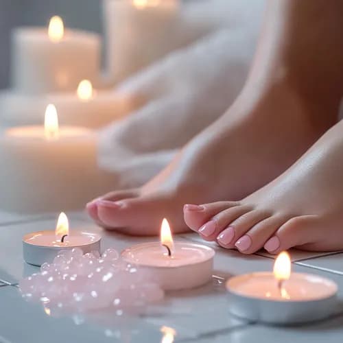 Delikatny pedicure bez użycia przedmiotów tnących