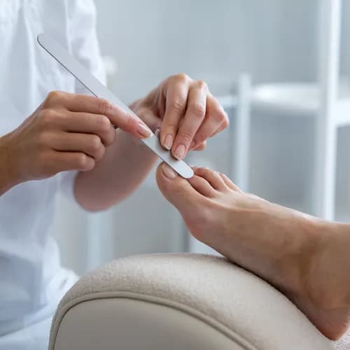 Bezpieczny pedicure