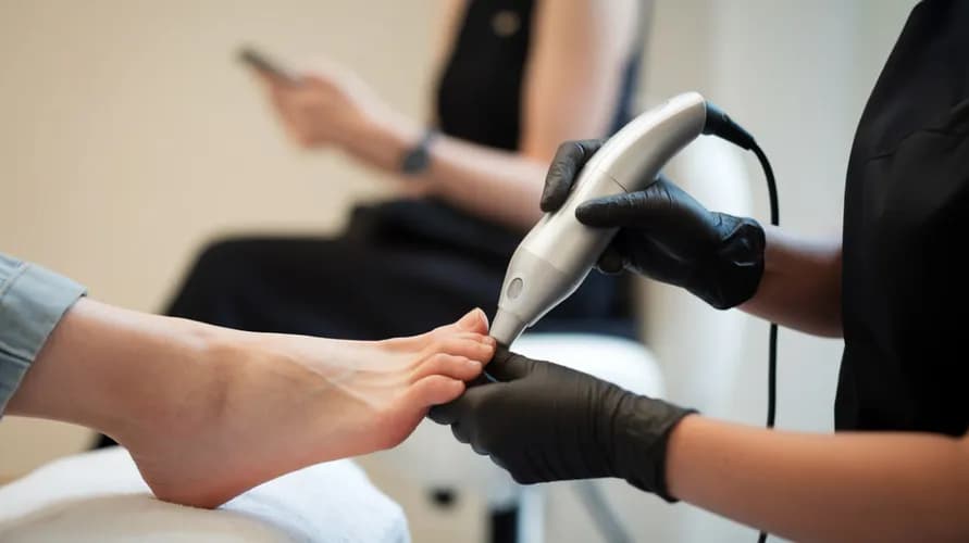 Pedicure z minimalną ingerencją w naskórek