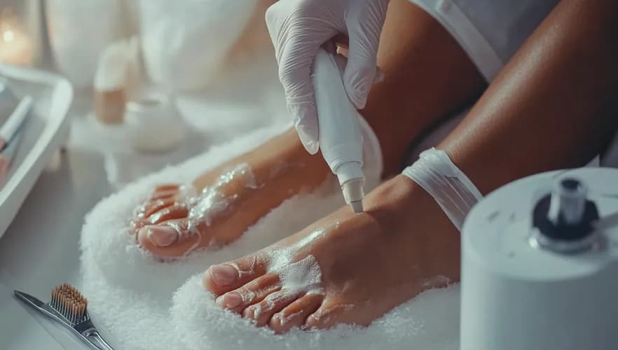 Zdrowie stóp z pedicure leczniczym