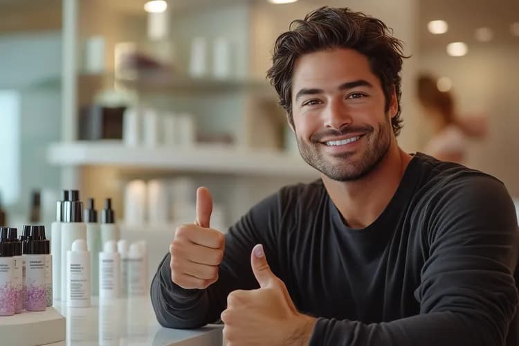Dodaj odrobinę blasku swojemu stylowi dzięki naszej usłudze manicure dla mężczyzn.