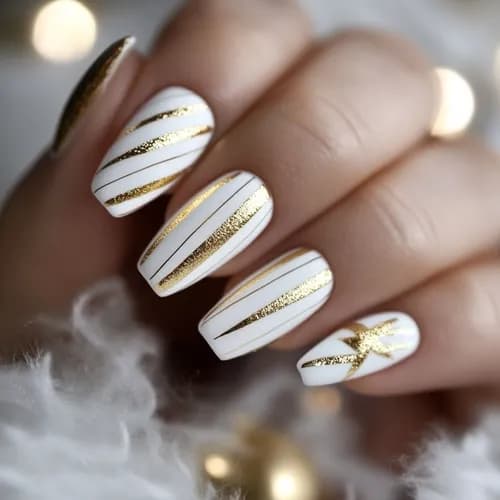 Naturalne piękno z klasycznym manicure