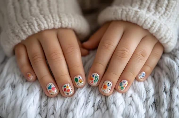 Детский маникюр – цвет и защита