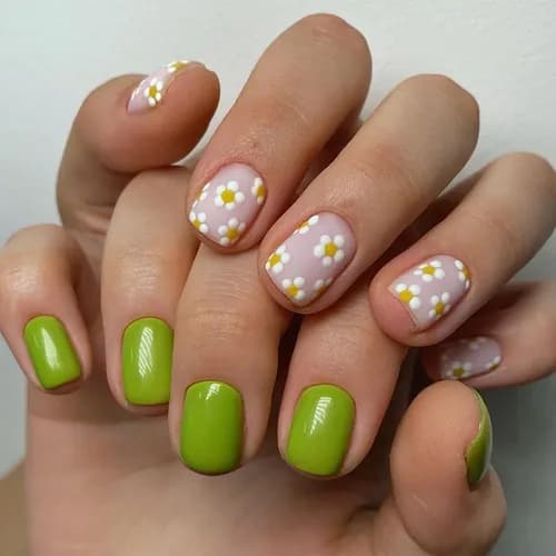 Маникюр с кислотными эффектами
