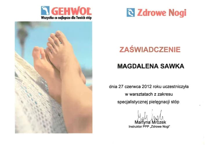 Pedicure piękności