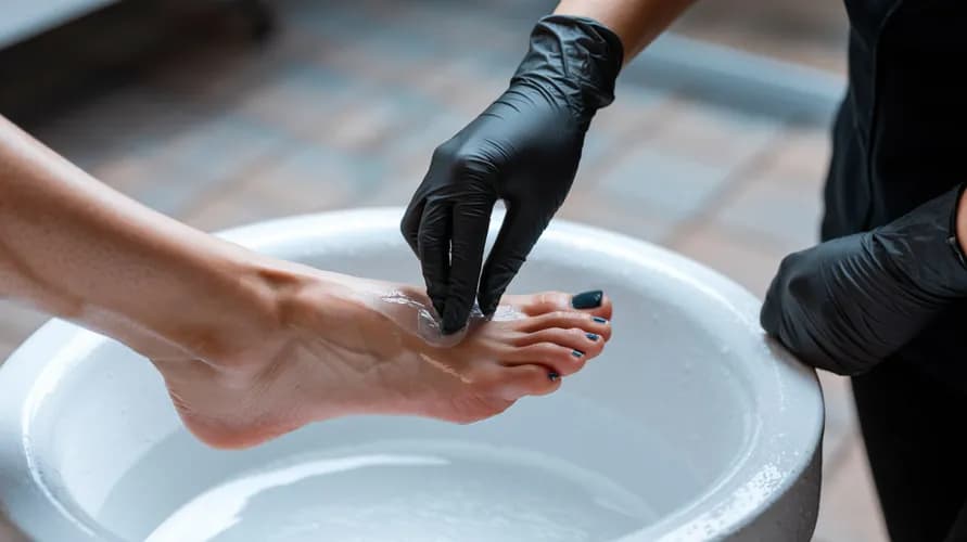 Ciepły dotyk parafiny dla Twoich stóp