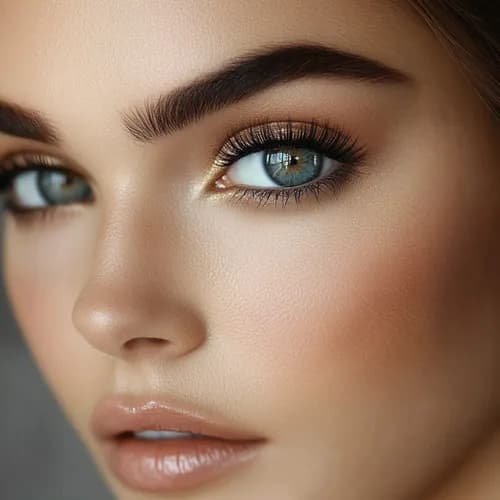 Естественное окрашивание бровей натуральной краской