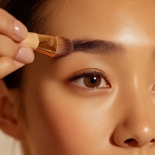 Barwienie brwi techniką blendowania