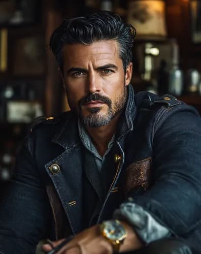 Wygładzanie wąsów i brody