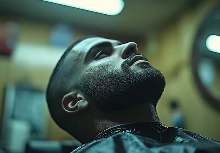 Pielęgnacja konturów brody i wąsów