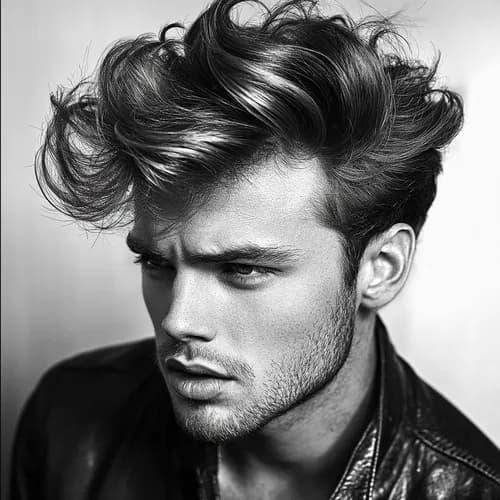 Stylizacja męska z efektem lekkiego niechlujstwa