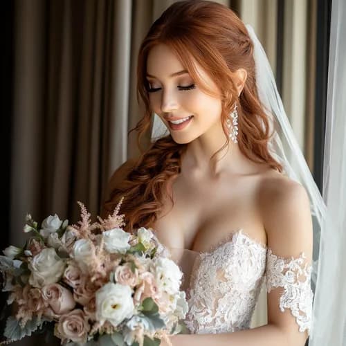 Stylowa fryzura na wesele