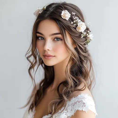 Классическая свадебная укладка