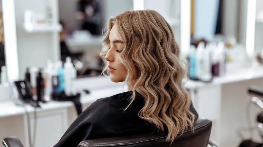 Gradient odcieni blond