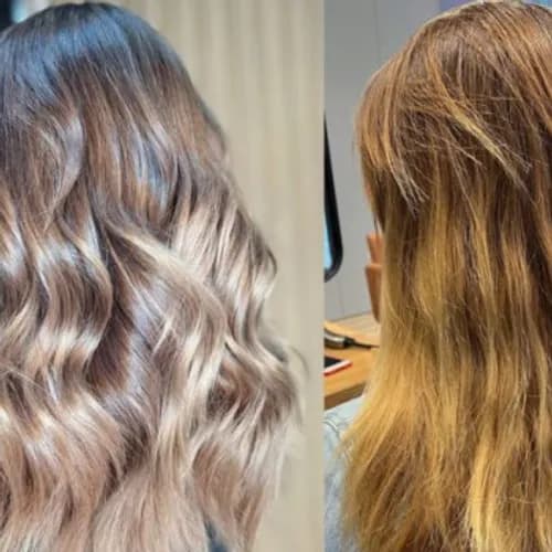 Odświeżające pasemka na włosach