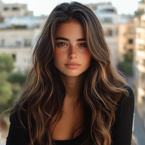 Balayage na jasnej bazie
