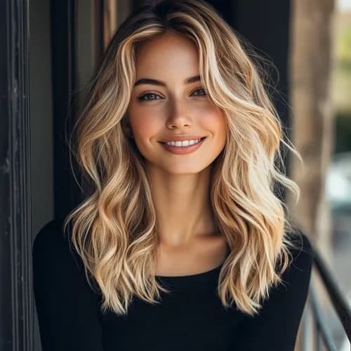 Dzięki naszemu balayage Twoje włosy będą wyglądać zdrowo i pięknie.