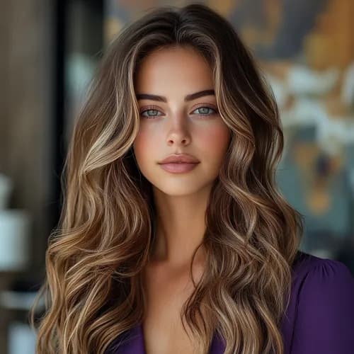 Гармония оттенков, которые сочетаются в нашем балаяже