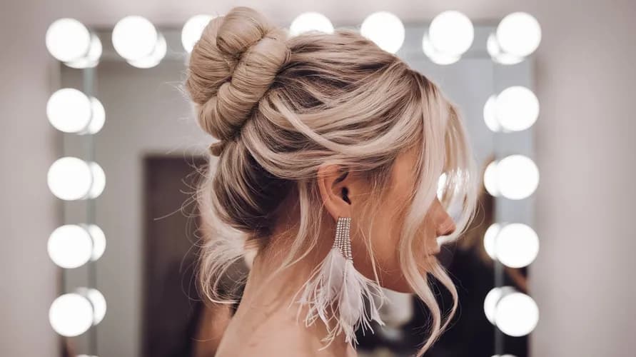 Elegancka fryzura na studniówkę