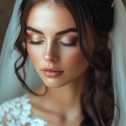 Свадебный макияж для сияющей невесты в нашем салоне