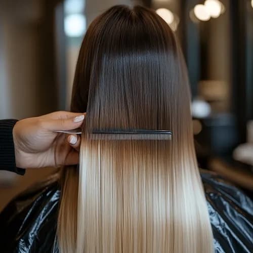 Элегантное окрашивание омбре