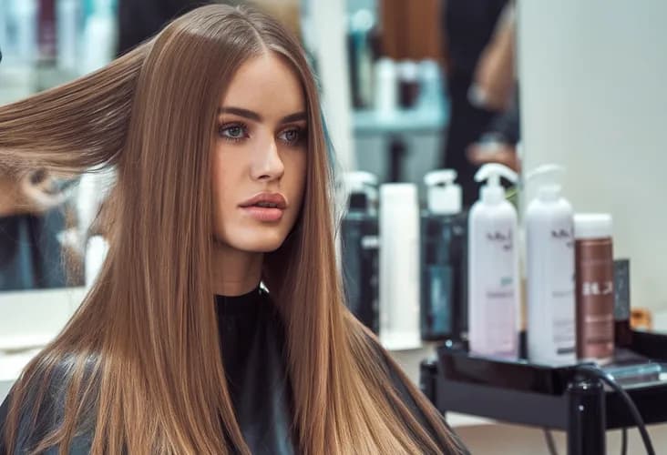 Пляжный эффект на волосах