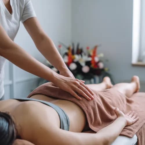 Masaż z efektem drenażu