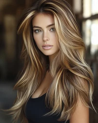 Эффект выгоревших прядей