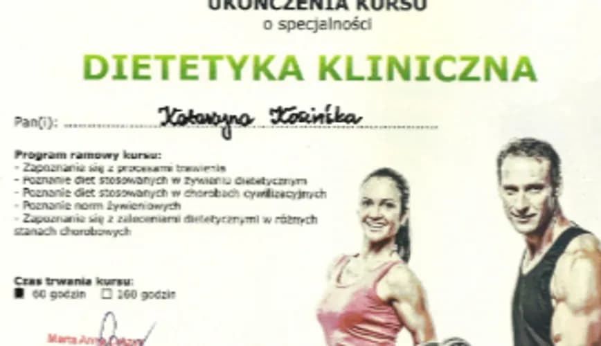 Specjalista od zdrowego odżywiania