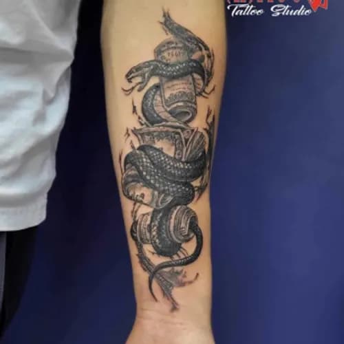 Głęboki kontrast w stylu salonu