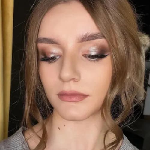 Вечерний макияж в стиле гламур