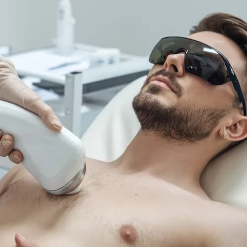 Pielęgnacja dla mężczyzn - depilacja laserowa