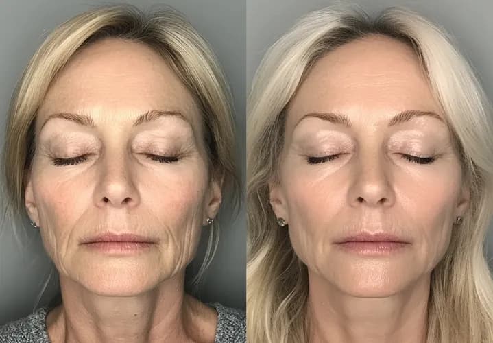 Iniekcyjna terapia naturalnego odmładzania twarzy