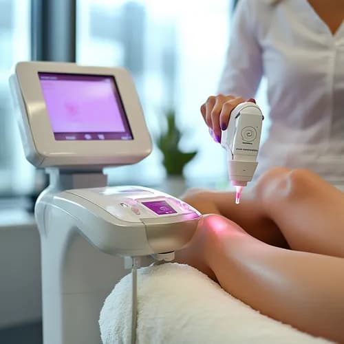 Laserowe usuwanie włosów z nóg