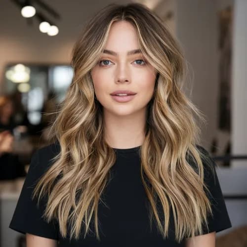 Słoneczne refleksy we włosach: modny balayage
