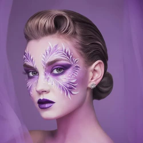 Креативный фантазийный макияж