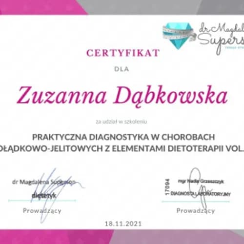 Dietetyk: opracowanie indywidualnego menu na tydzień