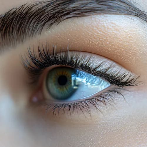 Придание формы бровям пинцетом