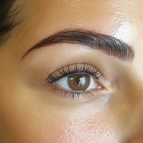 Modelowanie brwi za pomocą pęsety