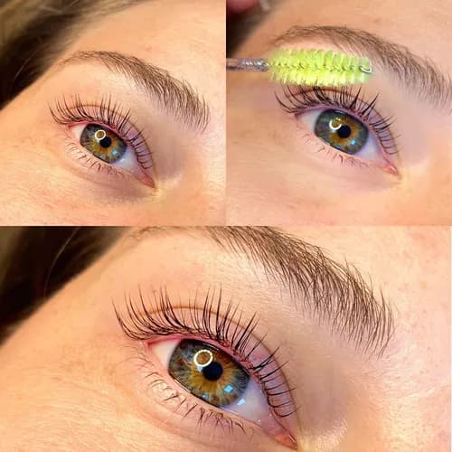 Modelowanie brwi pęsetą